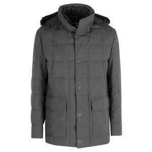 Fay New Down Jacket With Detachable Hood - NWT